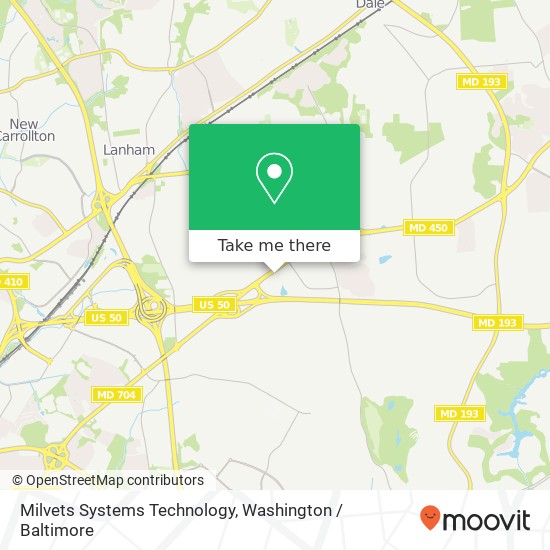 Milvets Systems Technology, 4200 Parliament Pl map