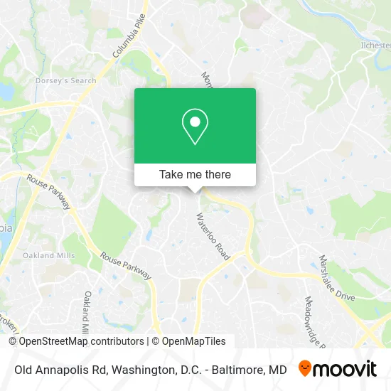 Old Annapolis Rd map