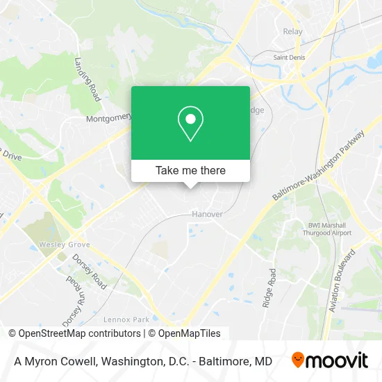 A Myron Cowell map