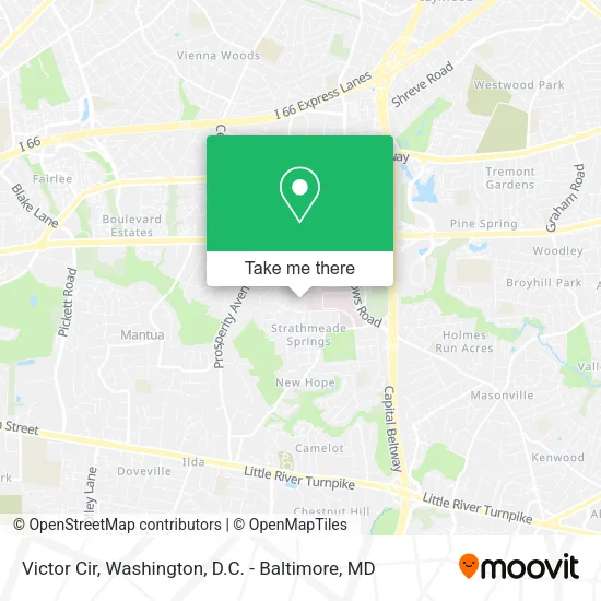 Victor Cir map