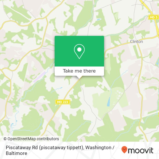 Piscataway Rd (piscataway tippett), Clinton, MD 20735 map