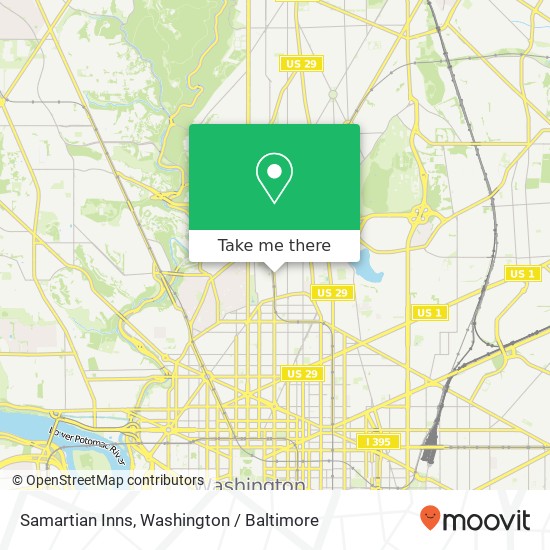 Samartian Inns, 2523 14th St NW map