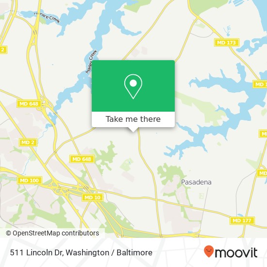 511 Lincoln Dr, Glen Burnie, MD 21060 map