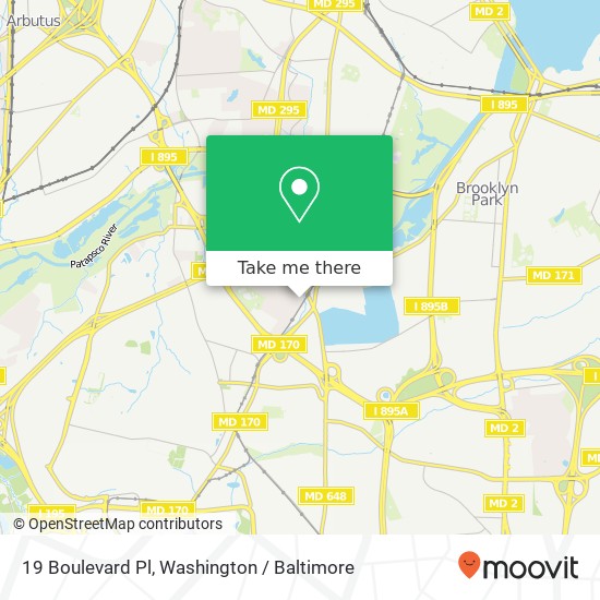 19 Boulevard Pl, Linthicum Heights, MD 21090 map