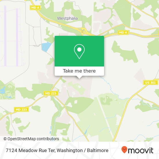 7124 Meadow Rue Ter, Upper Marlboro, MD 20772 map