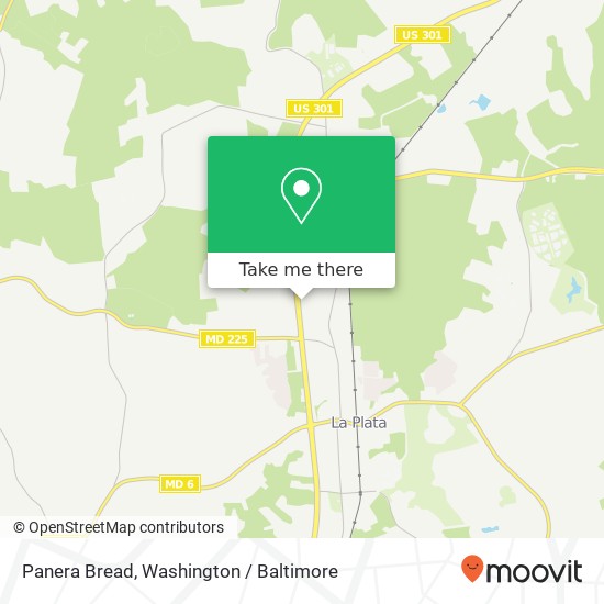 Panera Bread, 3 Shining Willow Way map