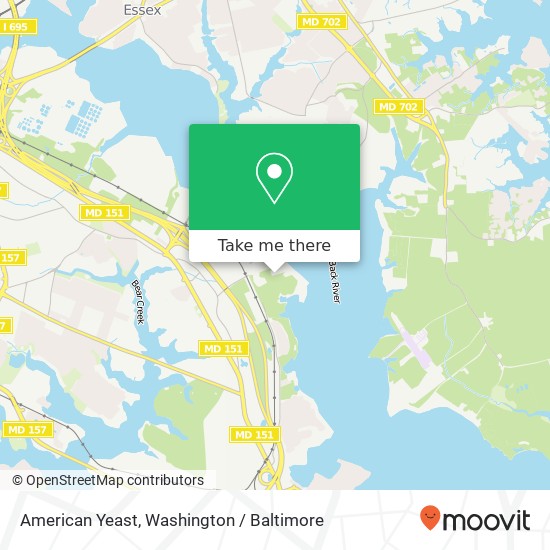 American Yeast, Beachwood Rd map