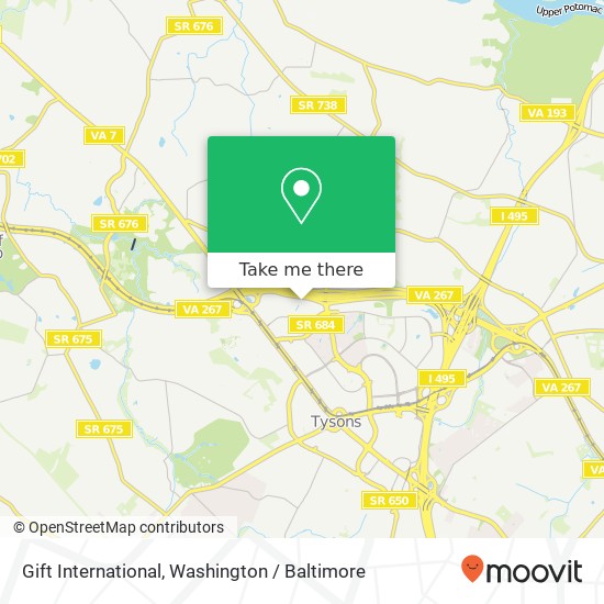 Gift International, 8456 Tyco Rd map