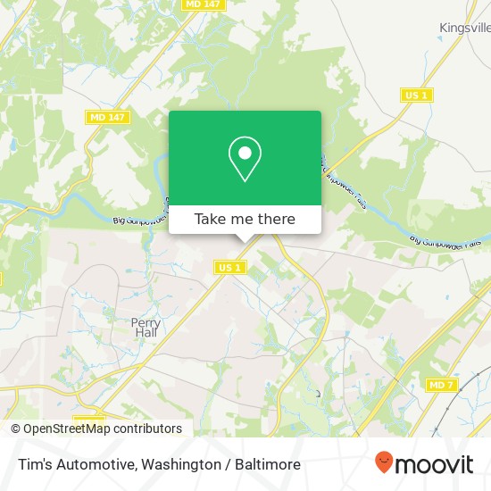 Mapa de Tim's Automotive, 4142 Cliffvale Rd