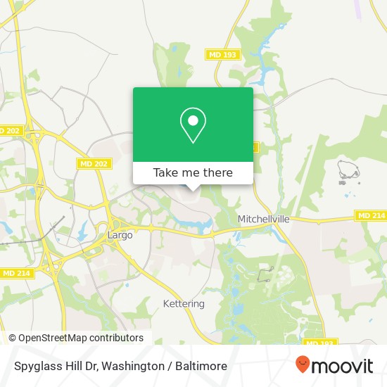 Spyglass Hill Dr, Bowie, MD 20721 map