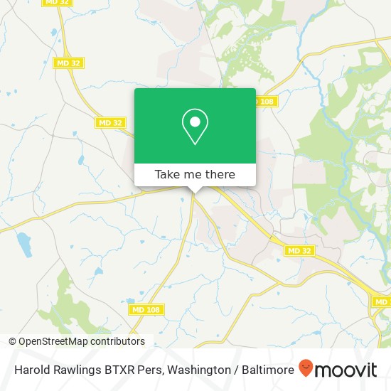 Mapa de Harold Rawlings BTXR Pers, 12345 Wake Forest Rd