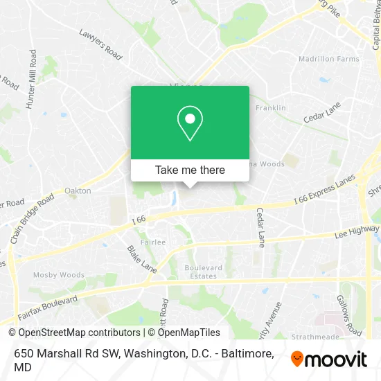650 Marshall Rd SW map