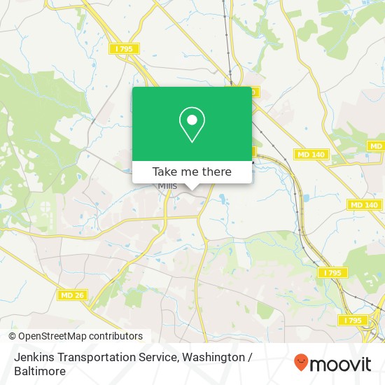 Jenkins Transportation Service, 9111 Thistledown Rd map