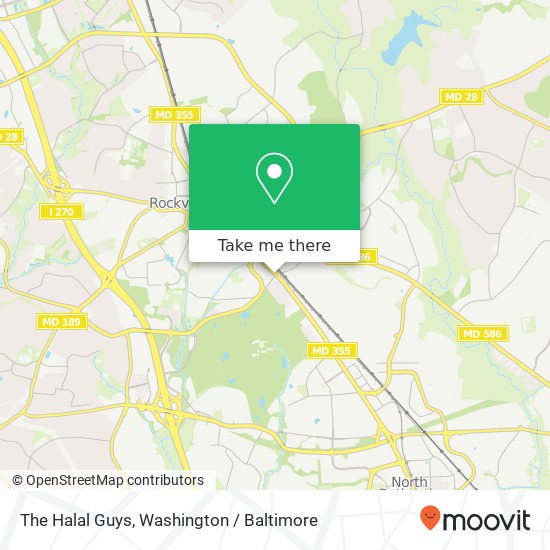 The Halal Guys, 891 Rockville Pike map