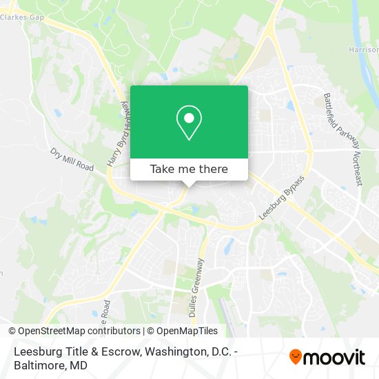 Leesburg Title & Escrow map