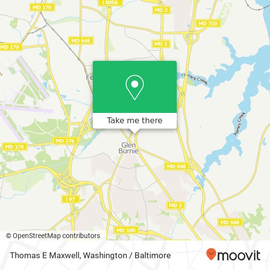 Mapa de Thomas E Maxwell, 215 Ritchie Ln