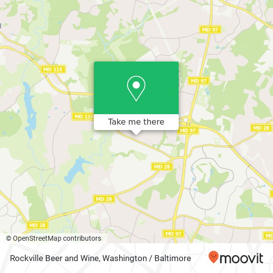 Rockville Beer and Wine, 4601 Muncaster Mill Rd map