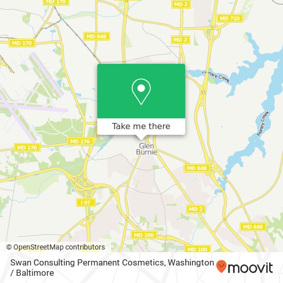 Mapa de Swan Consulting Permanent Cosmetics, 8 Central Ave