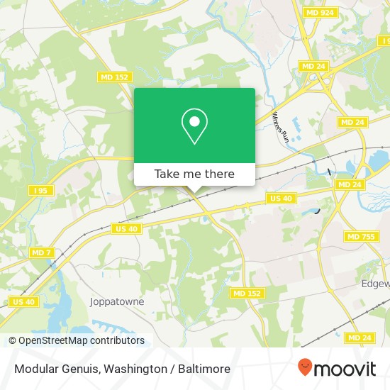 Mapa de Modular Genuis, 1201 S Mountain Rd