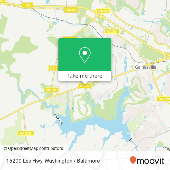 15200 Lee Hwy, Gainesville, VA 20155 map