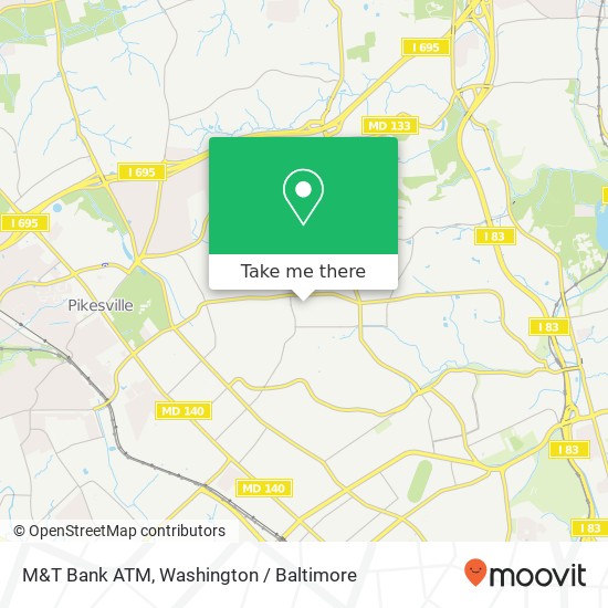 Mapa de M&T Bank ATM, 2801 Smith Ave