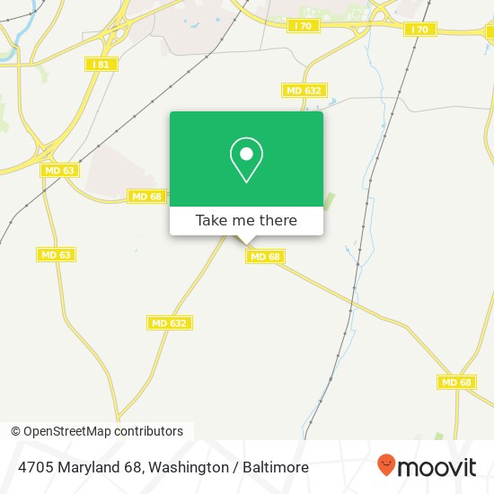 4705 Maryland 68 map