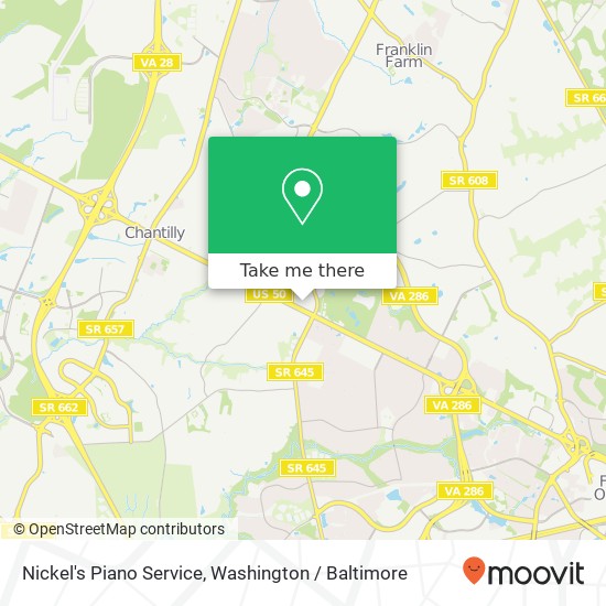 Mapa de Nickel's Piano Service, 3898 Plum Run Ct