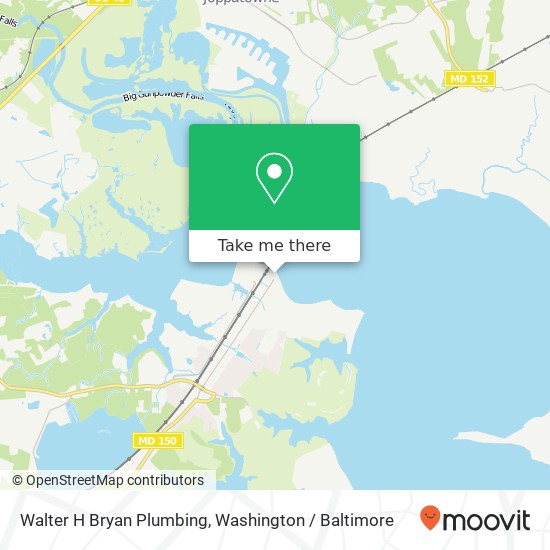 Mapa de Walter H Bryan Plumbing, 7020 Greenbank Rd