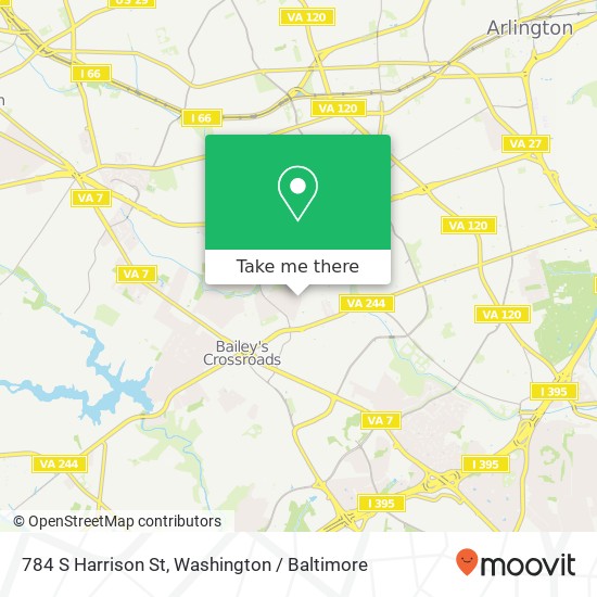 784 S Harrison St, Arlington, VA 22204 map