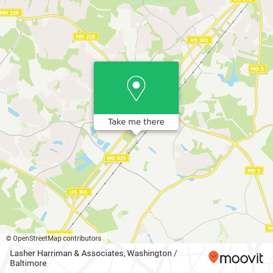 Mapa de Lasher Harriman & Associates, 3500 Old Washington Rd