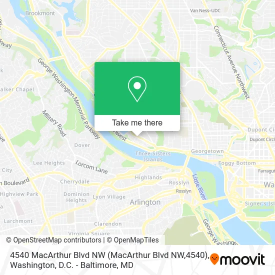 4540 MacArthur Blvd NW (MacArthur Blvd NW,4540) map