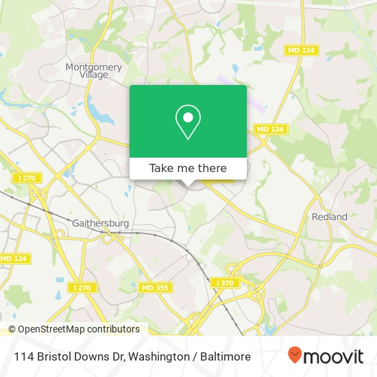 114 Bristol Downs Dr, Gaithersburg, MD 20877 map