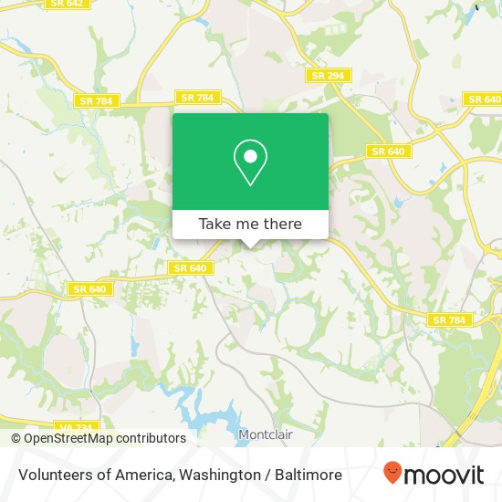 Mapa de Volunteers of America, 4410 Evergreen Dr