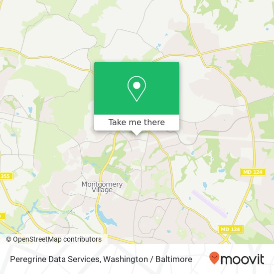 Mapa de Peregrine Data Services, 20121 Rothbury Ln