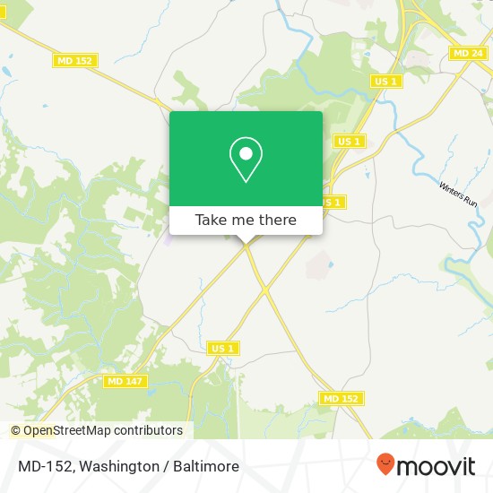 Mapa de MD-152, Fallston (FALLSTON), MD 21047