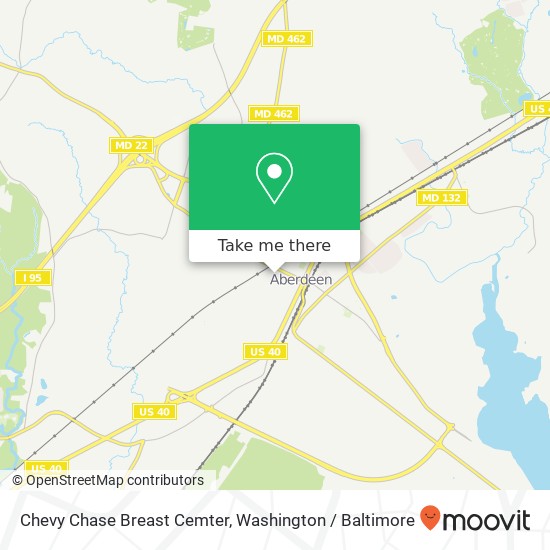 Chevy Chase Breast Cemter, 15 S Law St map