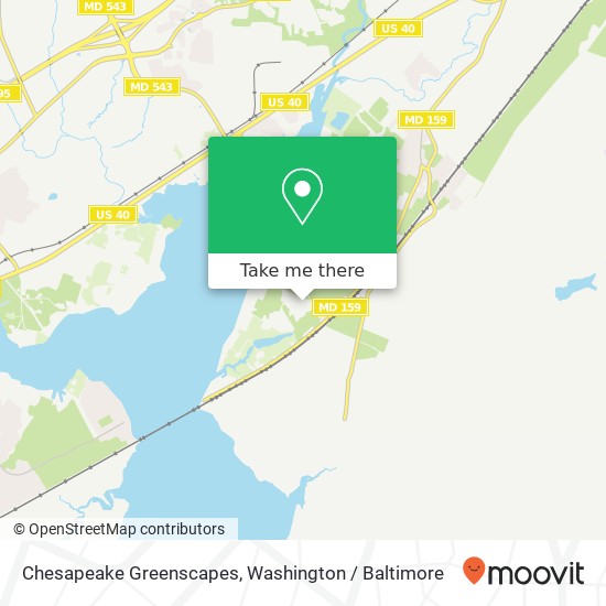 Chesapeake Greenscapes, 222 Poclain Rd map