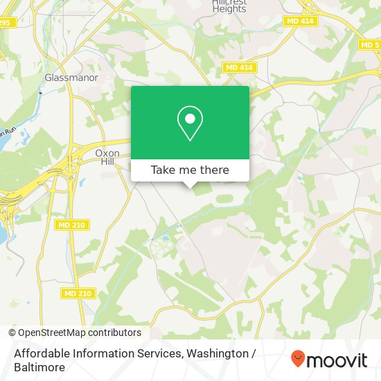 Mapa de Affordable Information Services, 6714 Trowbridge Pl