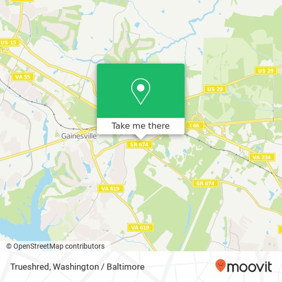 Trueshred, 5579 Wellington Rd map