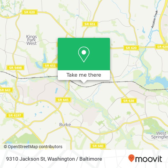 9310 Jackson St, Burke, VA 22015 map