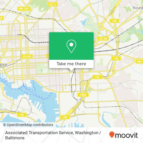 Mapa de Associated Transportation Service