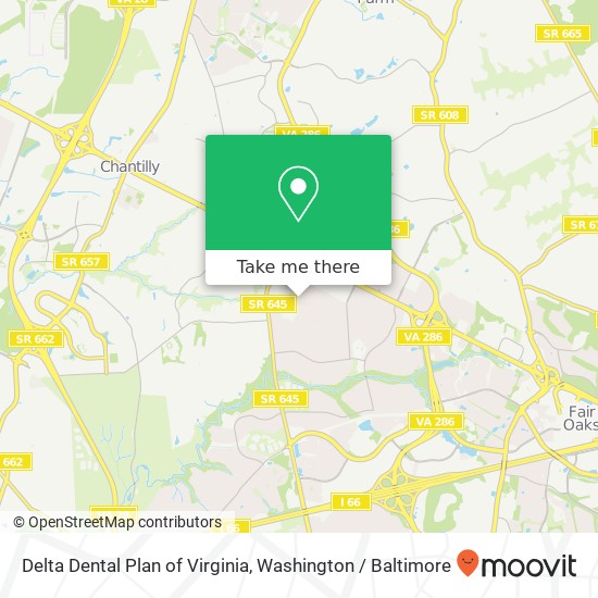 Delta Dental Plan of Virginia, 4115 Port Rae Ln map