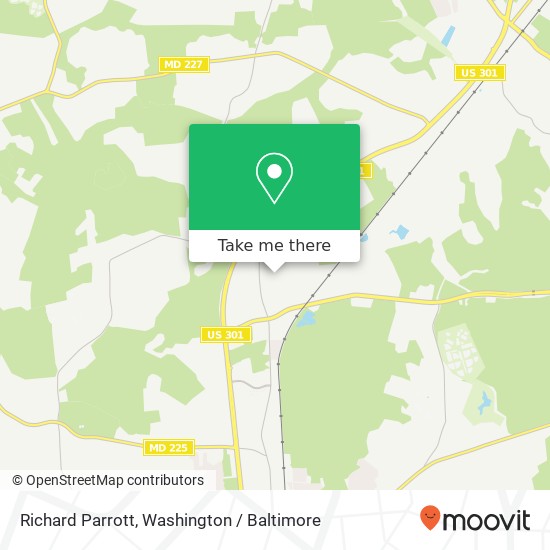 Mapa de Richard Parrott, 9587 Kline Dr