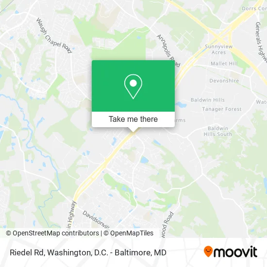 Riedel Rd, Gambrills, MD 21054 map