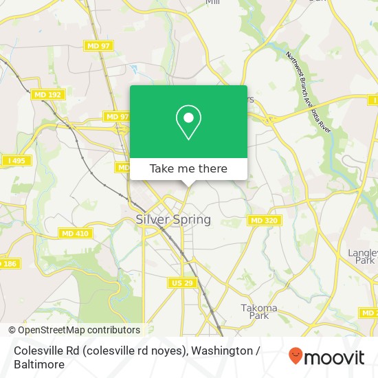 Colesville Rd (colesville rd noyes), Silver Spring, MD 20910 map