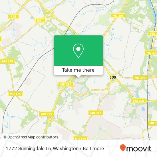 1772 Sunningdale Ln, Hanover, MD 21076 map