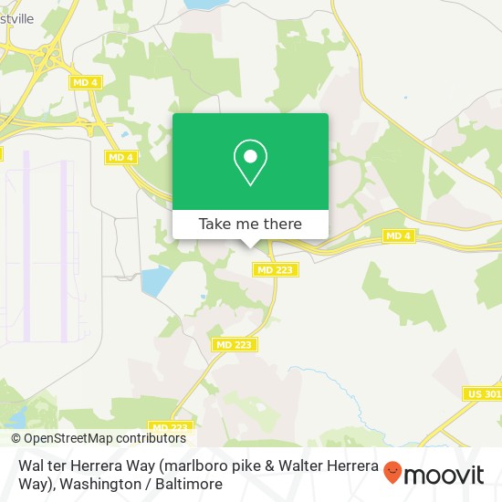 Wal ter Herrera Way (marlboro pike & Walter Herrera Way), Upper Marlboro, MD 20772 map