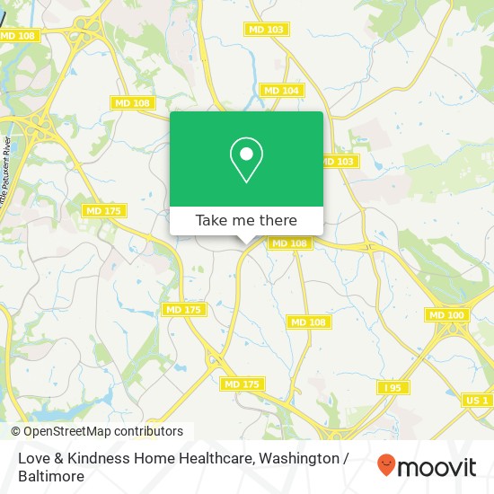 Love & Kindness Home Healthcare, 8565 Black Star Cir map
