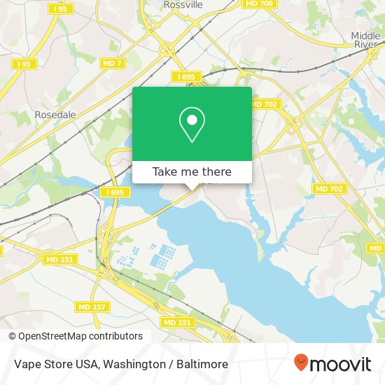 Mapa de Vape Store USA, 209 Eastern Blvd