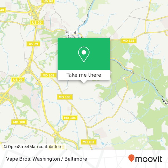 Vape Bros, 4500 Vinter Way map